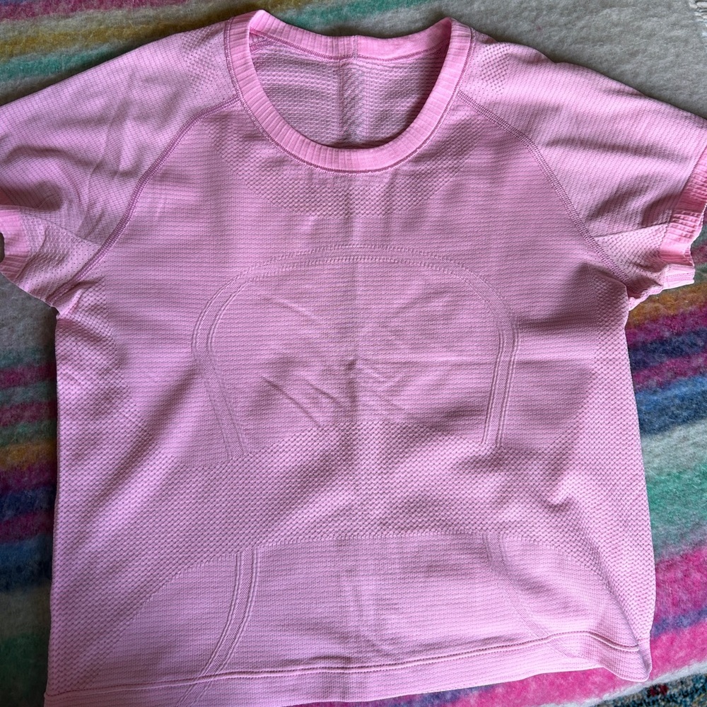 lululemon swiftly tech pink tee